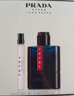 Prada Luna rossa ocean 100ml refillable & 10ml gift set, Sieraden, Tassen en Uiterlijk, Uiterlijk | Parfum, Ophalen of Verzenden