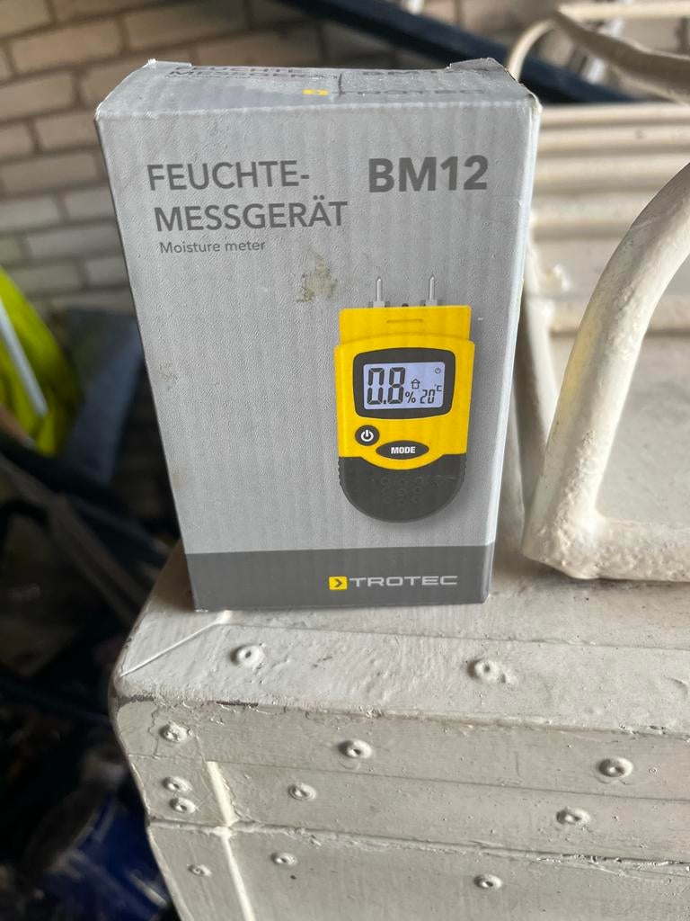 Trotec BM12 Vochtmeter - Nieuw in doos, Ophalen, Nieuw, Vocht of Vloeistof