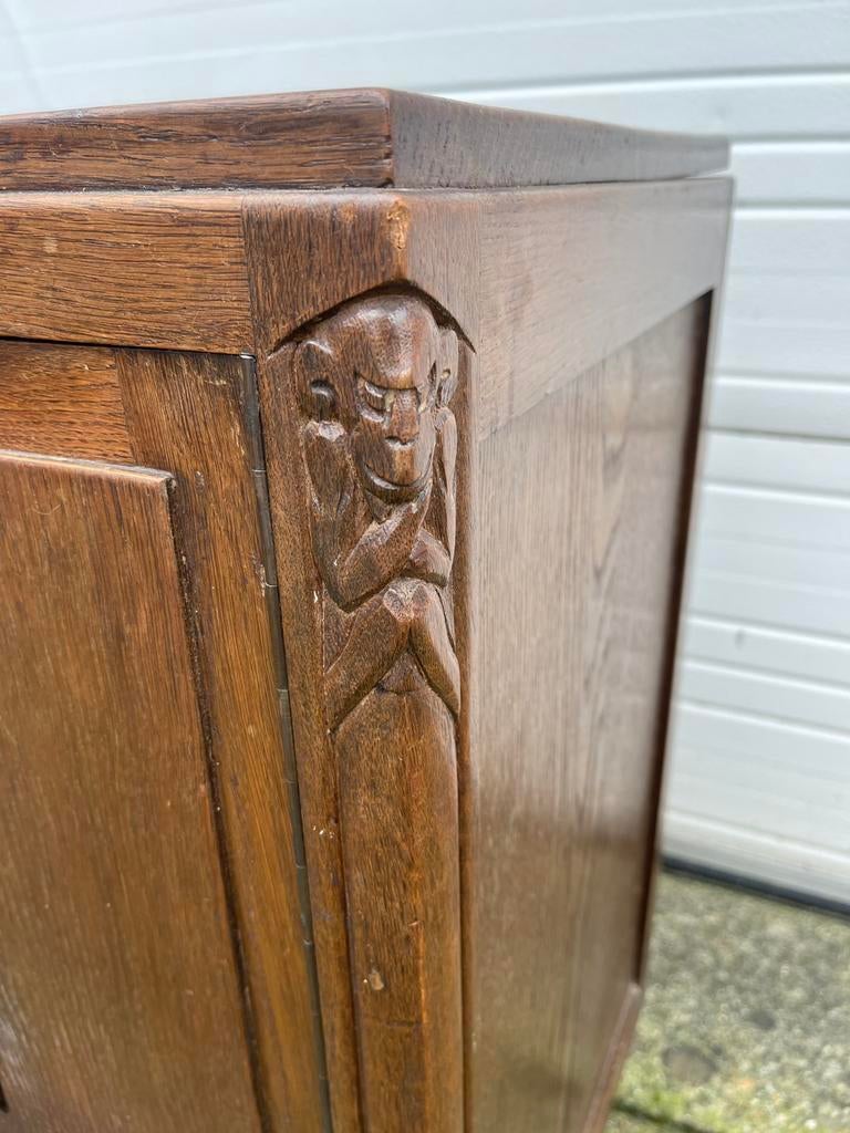 Amsterdamse School aapje kastje, Antiek en Kunst, Ophalen