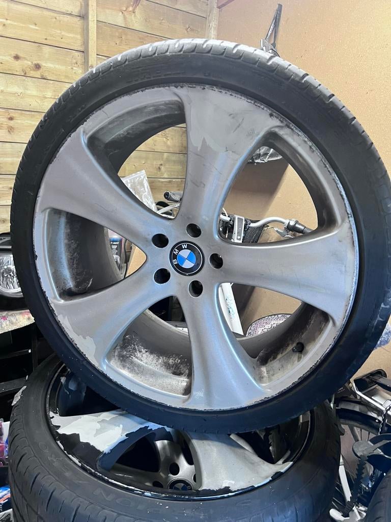 BMW X5 Style 132 Velgen 22 inch 5x120, Ophalen, Gebruikt, 295 mm, Banden en Velgen