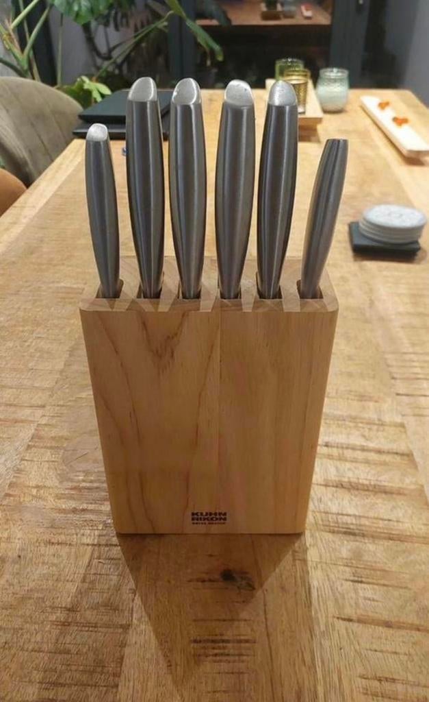 Kuhn Rikon messenblok, Ophalen, Nieuw, Rvs of Chroom