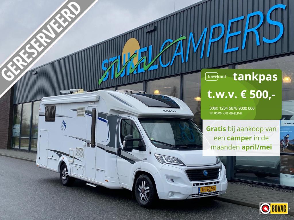 Knaus Sun Ti 700 MEG GERESERVEERD, Caravans en Kamperen, Campers, Automaat, Fiat, Bedrijf, Diesel