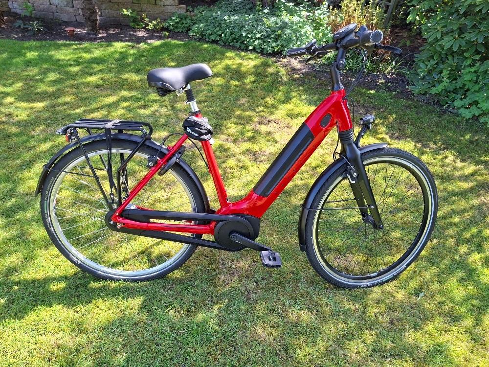 Gazelle Ultimate C8+ sportieve elektrische damesfiets, Ophalen, Gebruikt, 50 km per accu of meer, 55 tot 59 cm