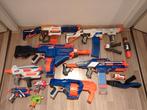 Uitgebreide set Nerf(6x geweer,3x pistool,1x uitbreidingset), Ophalen, Zo goed als nieuw