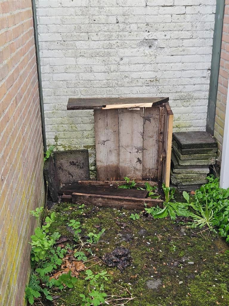 Gratis stookhout/afvalhout  - Ophalen Eindhoven, Tuin en Terras, Minder dan 3 m³, Ophalen, Overige houtsoorten, Blokken