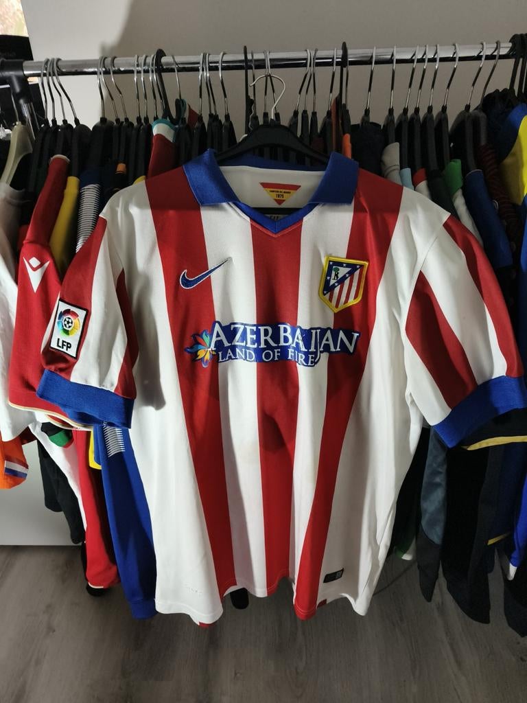(XL) Nike Dri-Fit Atlético de Madrid 2014 LFP Voetbal Shirt, Maat XL, Ophalen of Verzenden, Gebruikt, Shirt