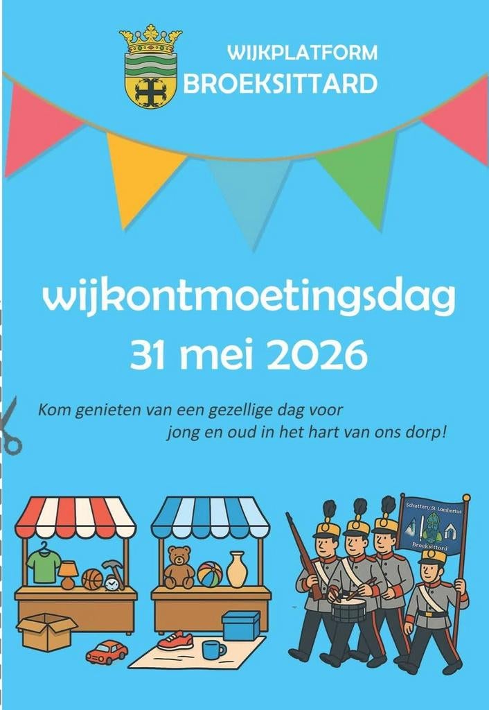 Wijkontmoetingsdag 2026, Diversen, Ophalen, Nieuw