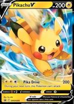 PIKACHU V SWSH285 - BLACK STAR PROMO, Ophalen of Verzenden, Nieuw, Losse kaart, Foil