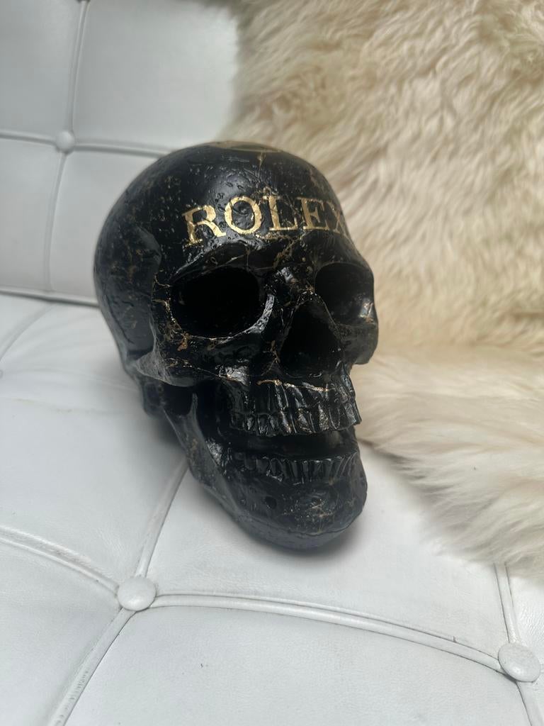 Unieke Rolex Skull Kunstobject - Handgemaakt & Gesigneerd, Ophalen of Verzenden