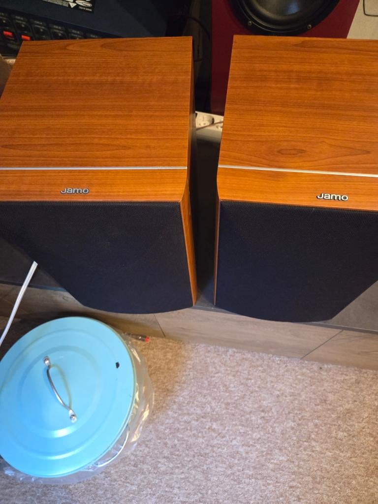 Jamo E 610, Audio, Tv en Foto, Luidsprekers, Ophalen, Zo goed als nieuw, 60 tot 120 watt, Front, Rear of Stereo speakers