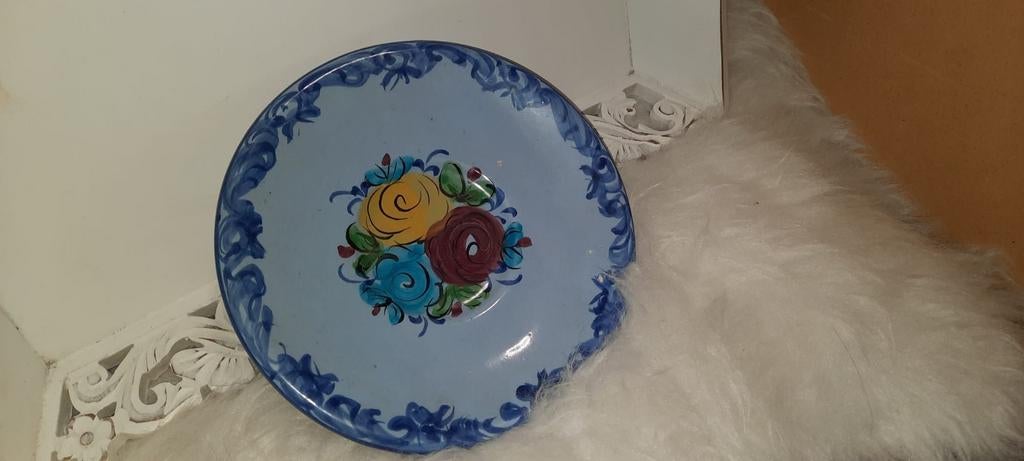 Vintage Portugees handgeschilderd aardewerk., Ophalen of Verzenden