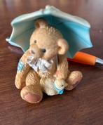 Cherished Teddies & paraplu 1993  🐥, Ophalen, Zo goed als nieuw, Beeldje, Cherished Teddies