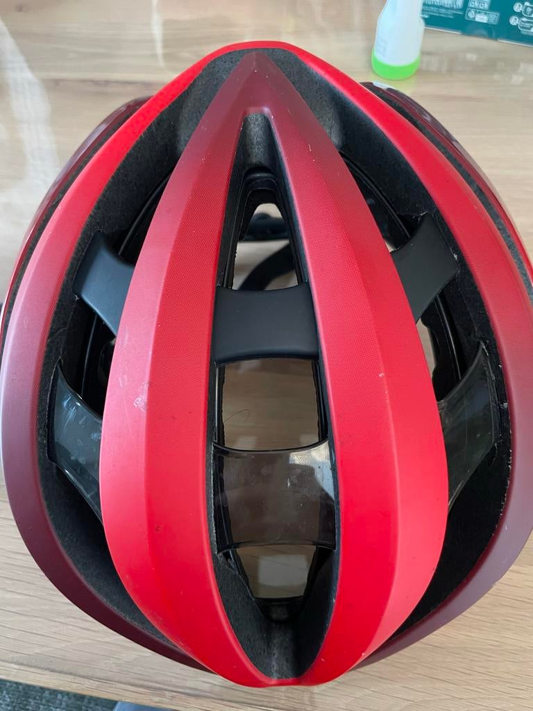 Giro Aether Spherical Racefietshelm - Rood, Fietsen en Brommers, Fietsaccessoires | Fietshelmen, Ophalen of Verzenden, Zo goed als nieuw