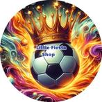 L1622 icing frosting kroon voetbal 17cm eetbare taart print, Ophalen of Verzenden, Nieuw, Taarten, Versiering