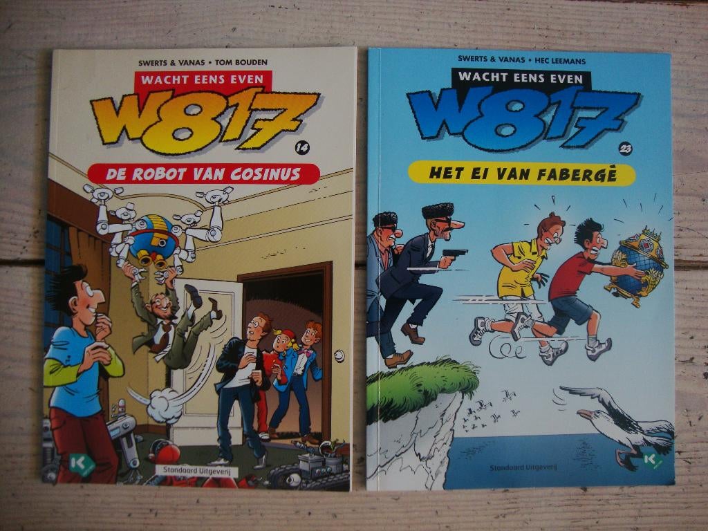 2 strips W817 (Wacht eens even), Boeken, Meerdere stripboeken, Ophalen of Verzenden, Gelezen, Hec Leemans