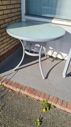Gratis glazen tafel - Ø 90cm, hoogte 74cm - Bleiswijk, Huis en Inrichting, Tafels | Eettafels, Ophalen, Gebruikt, 50 tot 100 cm