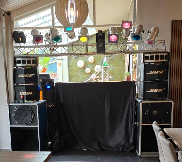 BOSE Vintage Audio PA System 800/1800 2x 15" Glijbaan (4530), Audio, Tv en Foto, Professionele Audio-, Tv- en Video-apparatuur