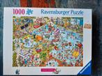 Ravensburger Comic puzzel. Holiday resort 3, The Pool., Ophalen of Verzenden, 500 t/m 1500 stukjes, Zo goed als nieuw