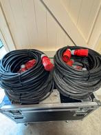Partij (8x) 32A ampere krachtstroom verlengkabels 5G4, C, C, Ophalen of Verzenden, Zo goed als nieuw