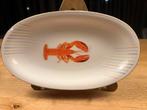 vintage bord bavaria met kreeft – zeethema decoratie, Ophalen of Verzenden
