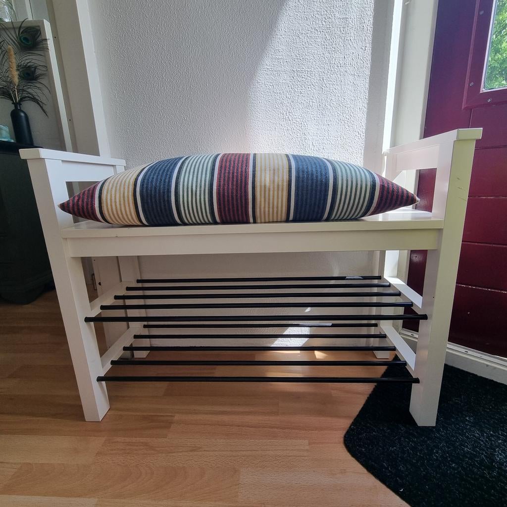 Schoenenrek met bank, HEMNES, Ophalen, Gebruikt