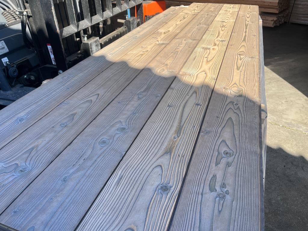 Vuren planken STOCKHOLM gebrand, geborsteld en behandeld 185, Ophalen of Verzenden, Nieuw, 250 cm of meer, Planken