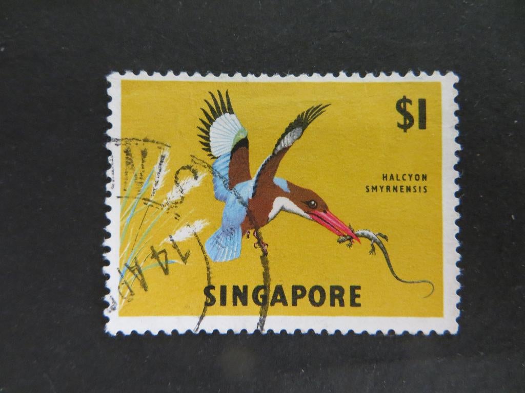 A12876: Singapore  1 $, Ophalen of Verzenden, Oost-Azië