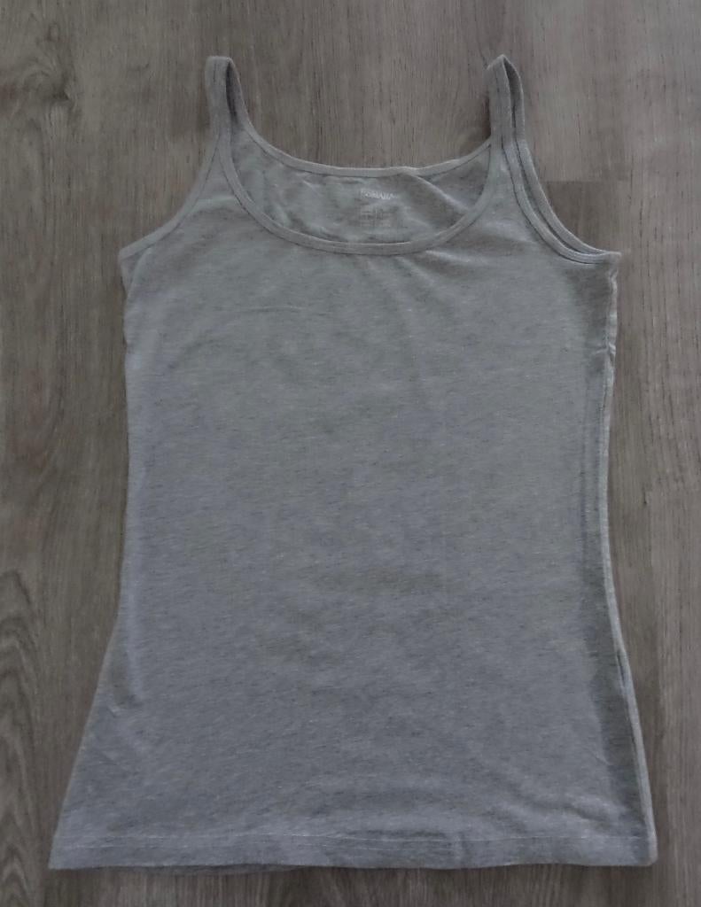 Grijs hemdje dames top maat 36 38, Ophalen of Verzenden, Zo goed als nieuw, Grijs, Maat 36 (S)