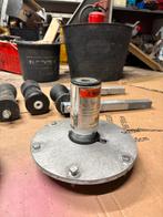 2 boot vis stoel poten met voet + trailer rol, Ophalen of Verzenden, Gebruikt, Overige typen, Zeilboot of Motorboot