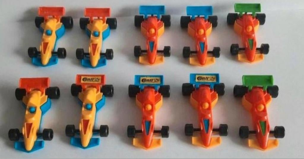 10x Vintage mini Bruder Rennwagen / Racewagens 1987, Ophalen of Verzenden, Zo goed als nieuw