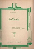 Ba30 bladmuziek erlkonig klassieke serie no2, Gebruikt, Klassiek, Ophalen of Verzenden, Artiest of Componist