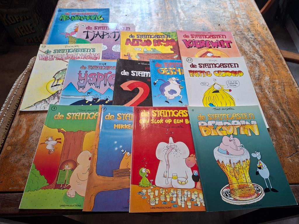 13 keer Stamgasten, Boeken, Stripboeken, Meerdere stripboeken, Ophalen of Verzenden, Gelezen