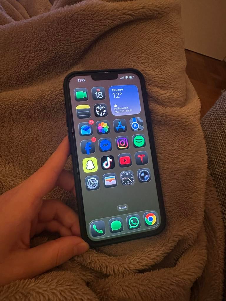 Iphone 14 plus 128GB, IPhone 14 Plus, Zwart, Ophalen of Verzenden, 87 %