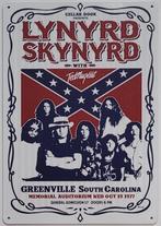 Lynyrd Skynyrd Greenville reclamebord van metaal wandbord, Info@deconoord.nl, Deco Noord, Nieuw, Ophalen of Verzenden