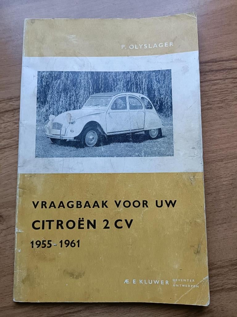 Vraagbaak Citroen 2CV 375 + 425 cc 2CV AU/AZU/L, 4x4 '55-61, Ophalen of Verzenden