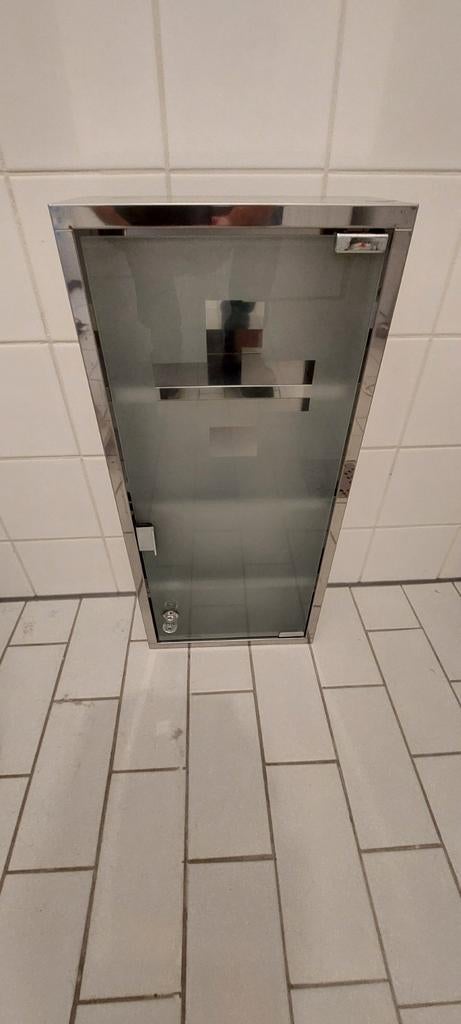 Luxe verchroomde Medicijnkast, Ophalen of Verzenden, Zo goed als nieuw