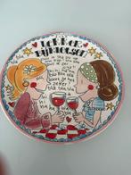 Blond Amsterdam Even Lekker Bijkletsen Bord, Blond Amsterdam, Ophalen of Verzenden, Zo goed als nieuw, Bord(en)