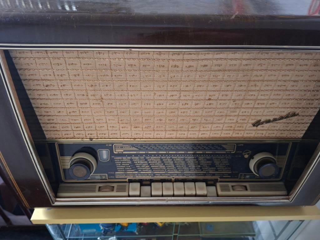 Blauwpunkt Granada (1958)vintage buizenradar. Prima werkend., Antiek en Kunst, Ophalen