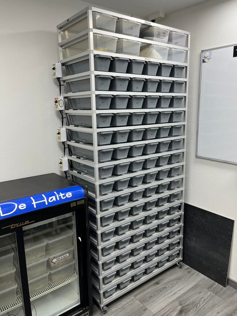 Slangen rack, Reptielen rack, Kweekrack FB05, terrarium, Dieren en Toebehoren, Reptielen en Amfibieën | Toebehoren, Ophalen, Zo goed als nieuw