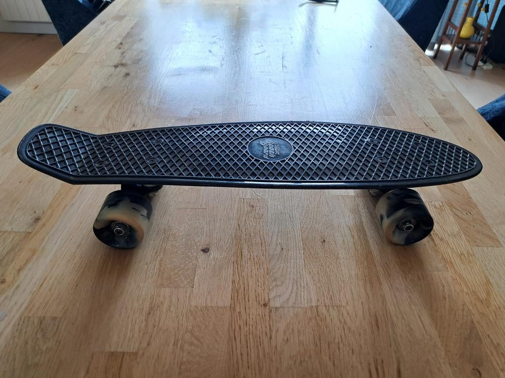 Zwart Skateboard - Zo goed als nieuw, Ophalen, Zo goed als nieuw, Skateboard
