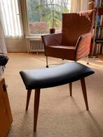 Voetenbankje, Huis en Inrichting, Zwart, Regulier, Ophalen of Verzenden, Zo goed als nieuw