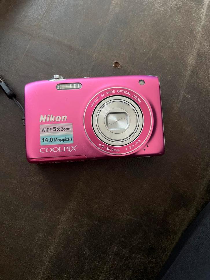 Nikon Coolpix S3100 Compact Camera - Roze (Zonder Oplader), Audio, Tv en Foto, Fotocamera's Digitaal, Gebruikt, Compact, Nikon