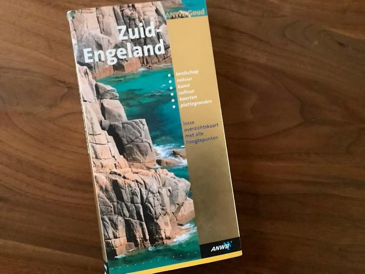 Zuid- Engeland ANWB GOUD reisgids 334pg oa Cornwall, Boeken, Reisgidsen, Zo goed als nieuw, Reisgids of -boek, Europa, ANWB, Ophalen of Verzenden