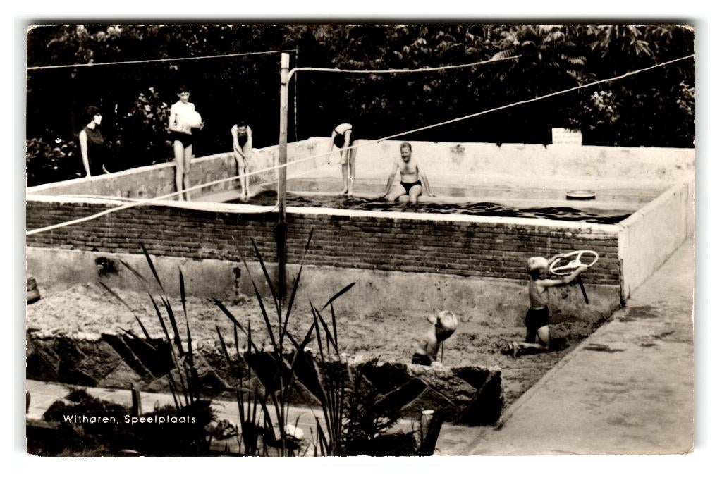 Witharen, Speelplaats, Verzenden, 1960 tot 1980, Gelopen, Overijssel