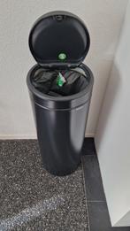 Brabantia Touch Bin Prullenbak - 30 liter - Matt Black, Ophalen, 50 tot 75 cm, Zo goed als nieuw, Metaal