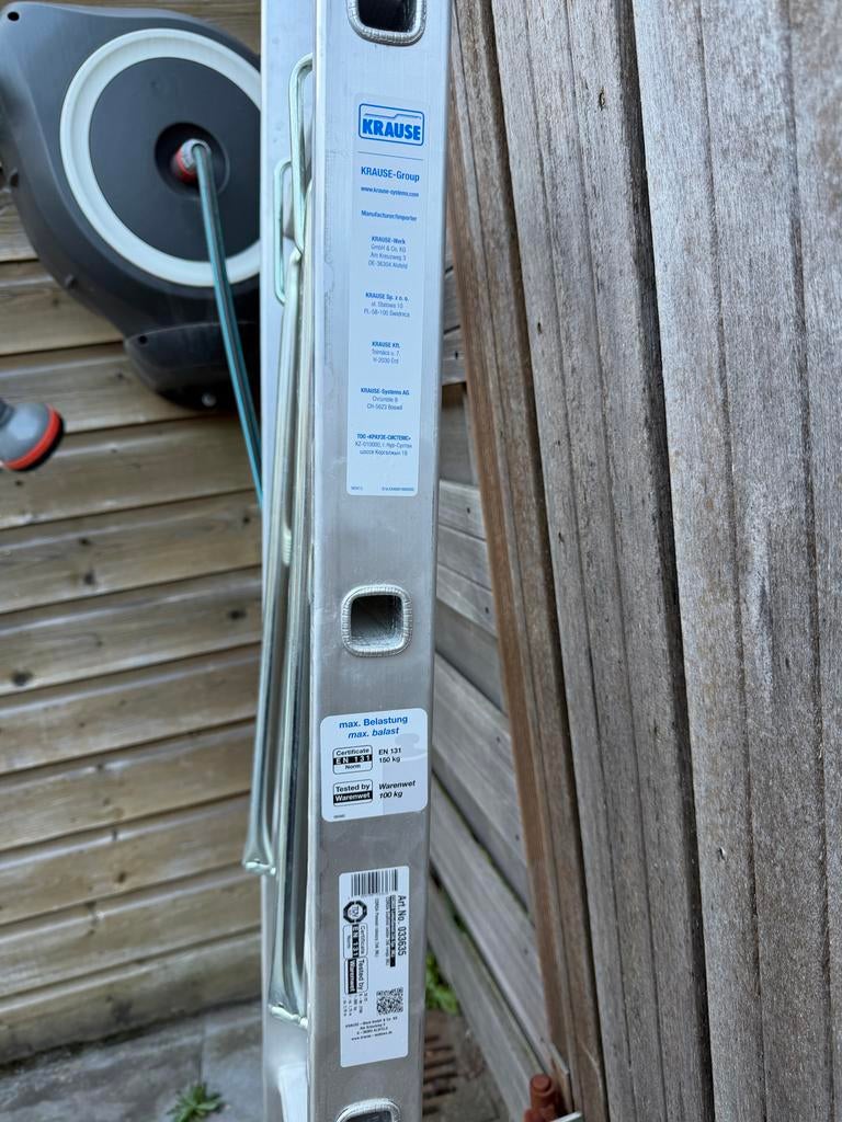 Krause kamersteiger 4‑in‑1, werkhoogte ca. 3 meter, Ophalen, Gebruikt, Rolsteiger of Kamersteiger, 2 tot 5 meter