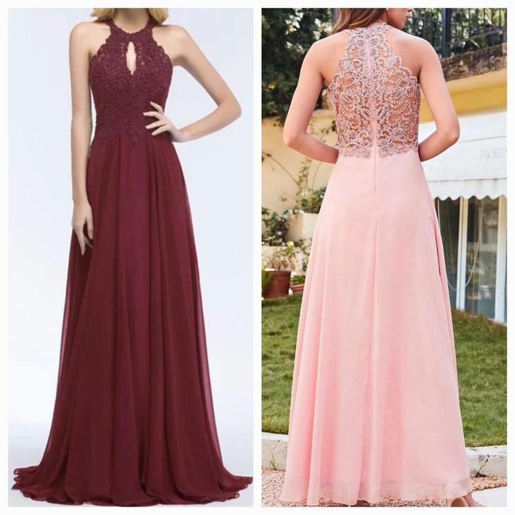 nieuwe galajurk maat 34 en 36 bordeaux, Kleding | Dames, Gelegenheidskleding, Nieuw, Galajurk, Maat 34 (XS) of kleiner, Rood, Ophalen of Verzenden