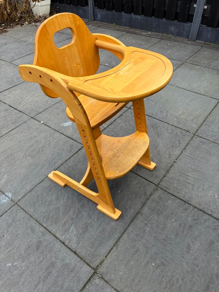 Tripp trapp stoel met leuning, Ophalen, Zo goed als nieuw, Meegroeistoel