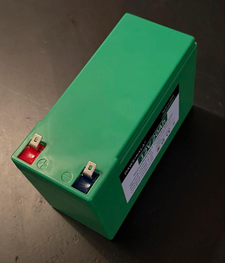 DAWEIKALA 12V 20Ah Oplaadbare Lithiumbatterij, Caravans en Kamperen, Kampeeraccessoires, Nieuw, Ophalen of Verzenden