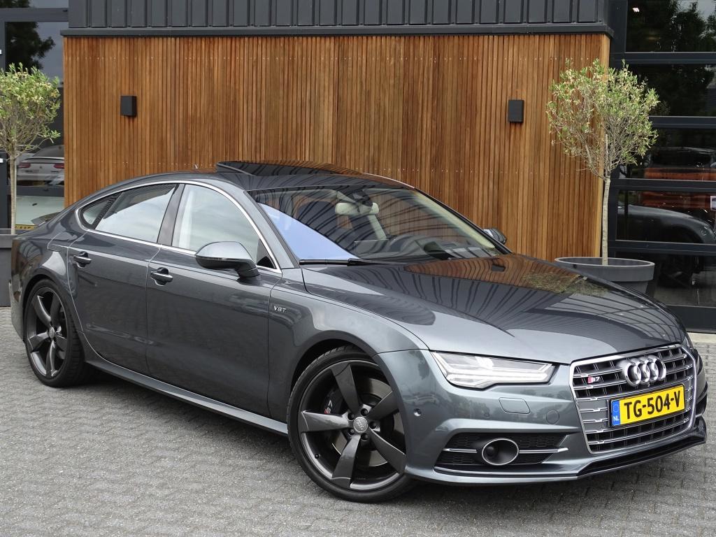 Audi A7 Sportback 4.0 TFSI S7 V8T 451PK Quattro Proline + /, Auto's, Audi, Gebruikt, Adaptive Cruise Control, 120 €/maand, Bedrijf